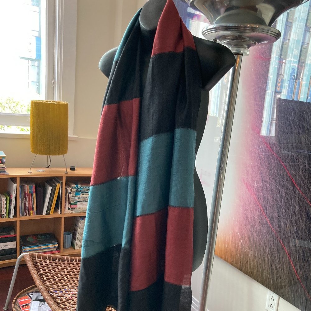 HEIDI MERRICK silk scarf/wrap